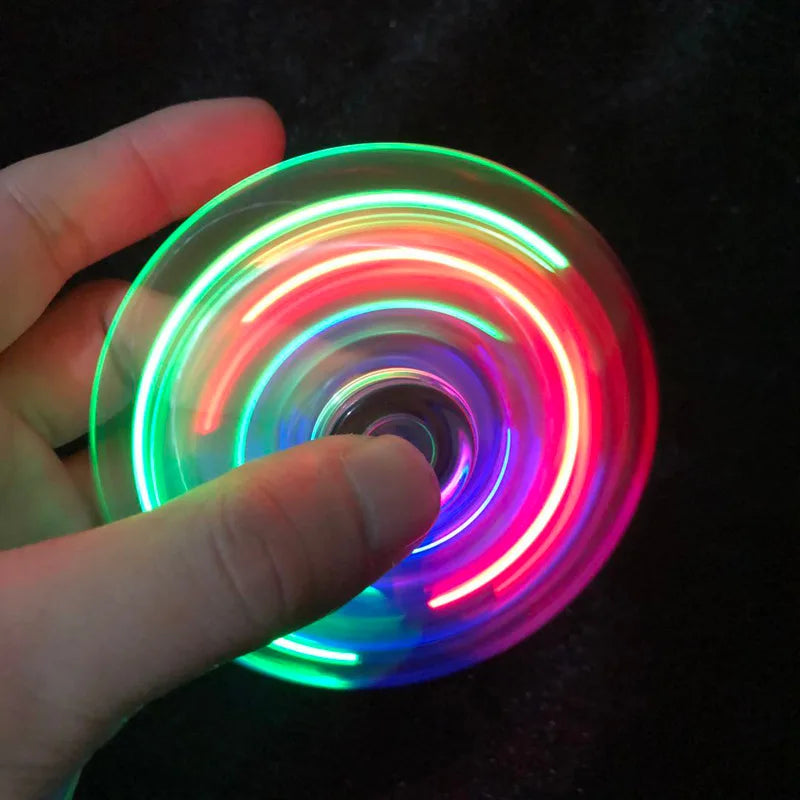 Spinner de Cristal LED · Edición Colores