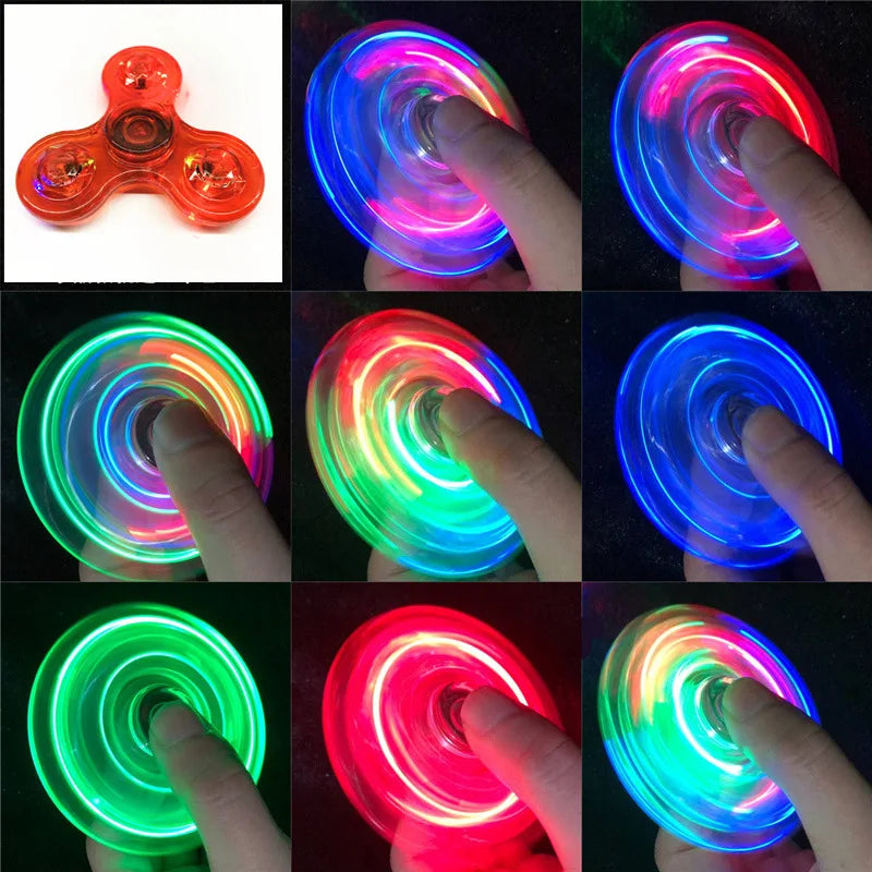 Spinner de Cristal LED · Edición Colores