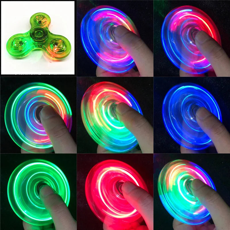Spinner de Cristal LED · Edición Colores