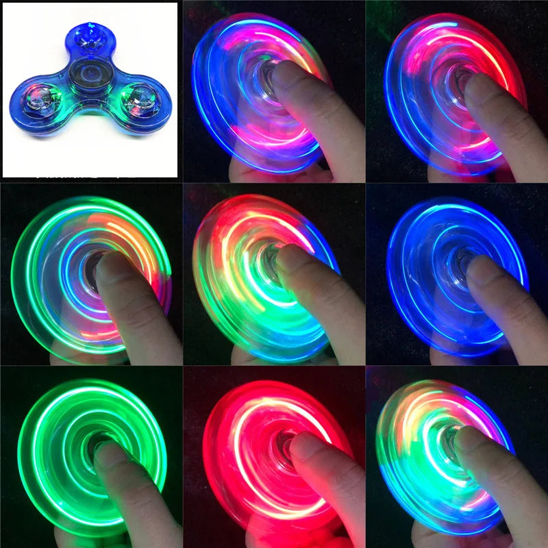 Spinner de Cristal LED · Edición Colores