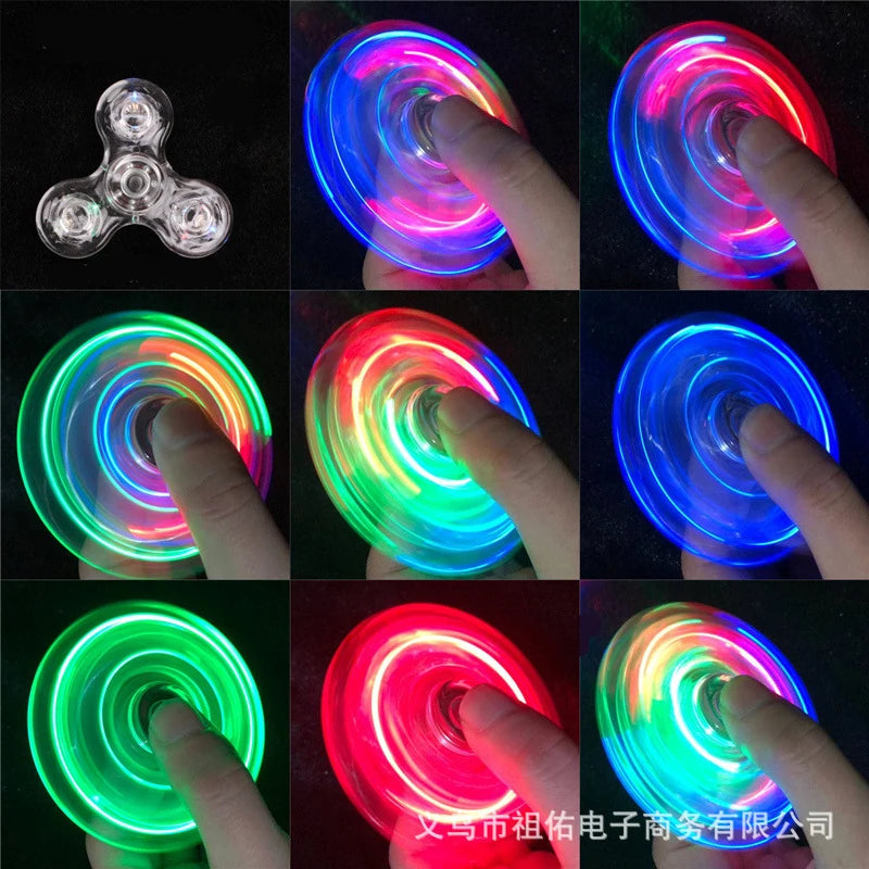 Spinner de Cristal LED · Edición Colores