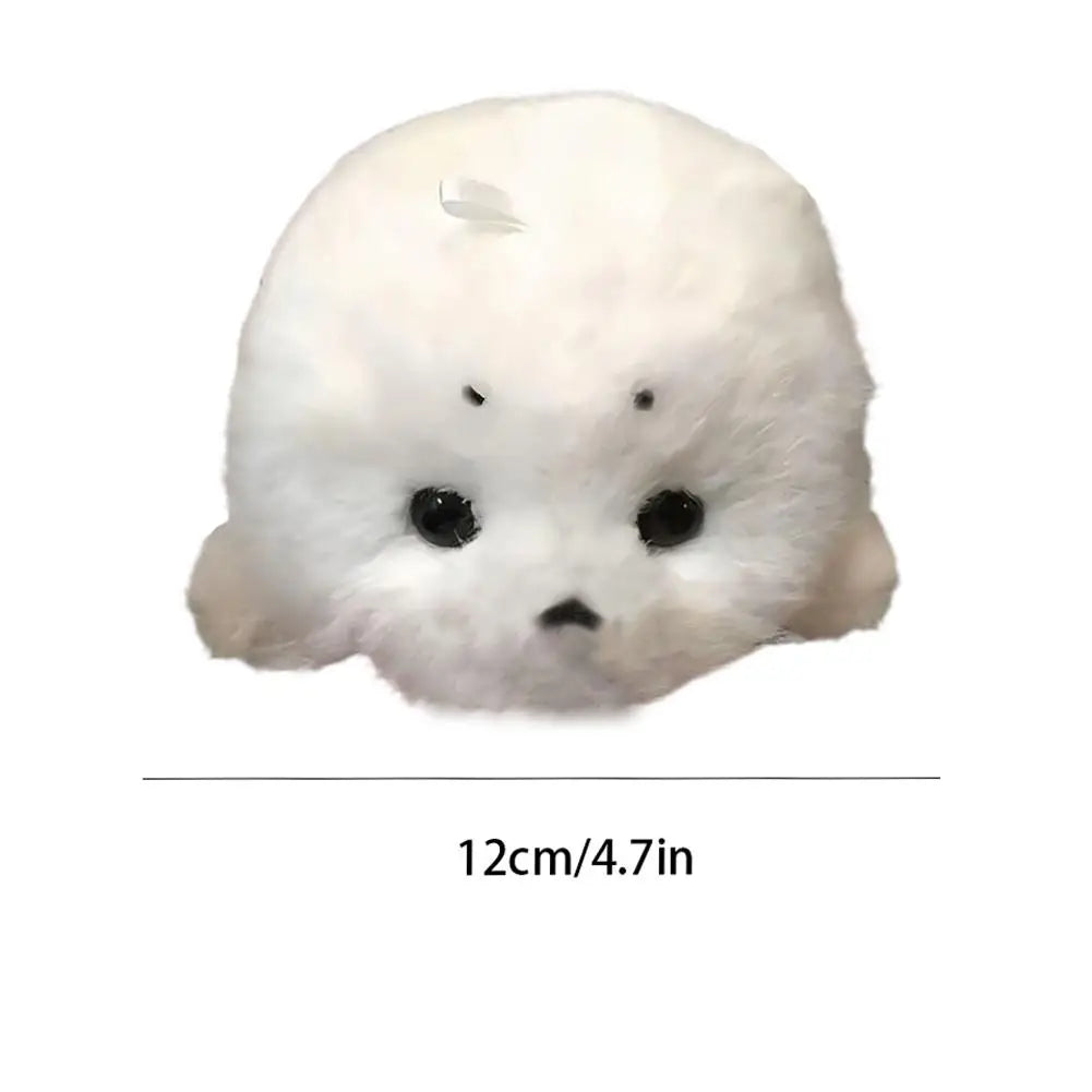 Llavero Foca de Peluche Esponjosa