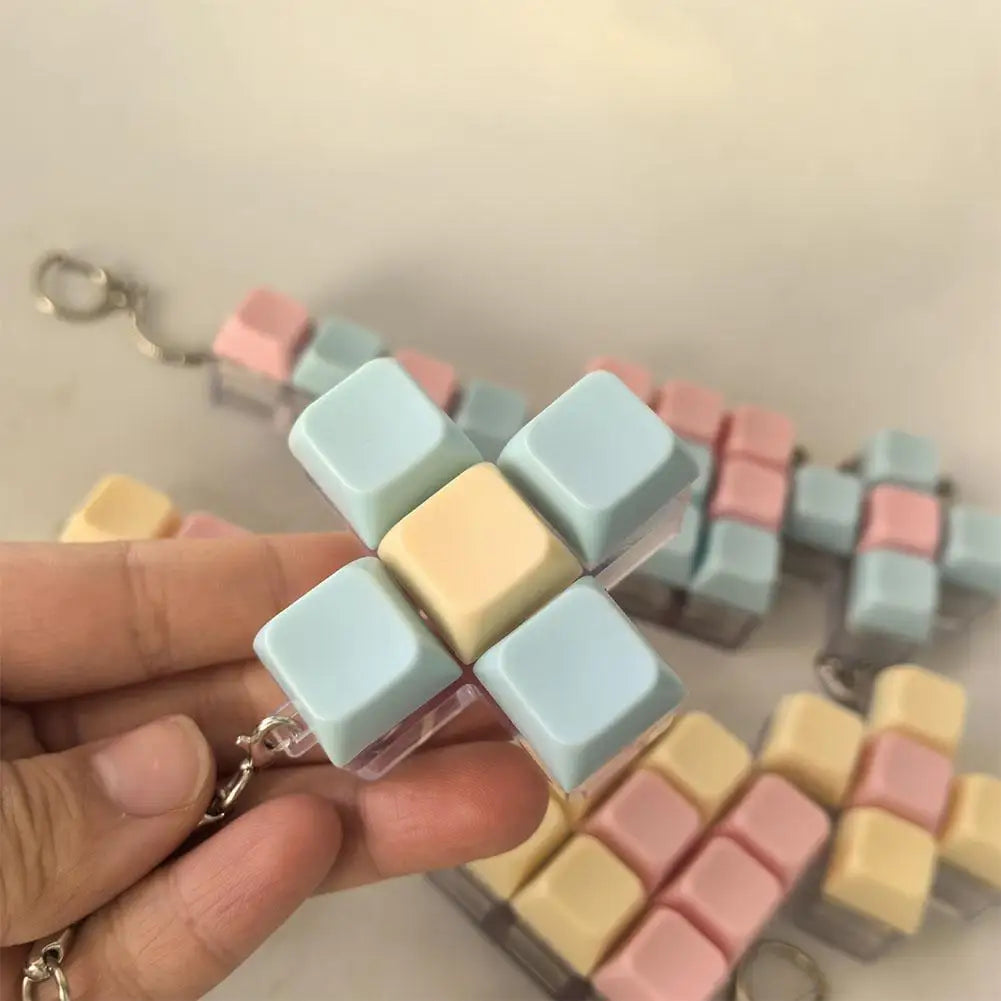 Llavero Teclas Pastel · Formas