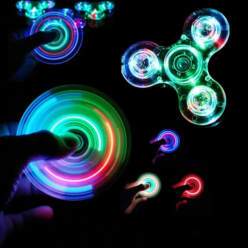 Spinner con Luz LED Brilla en la Oscuridad