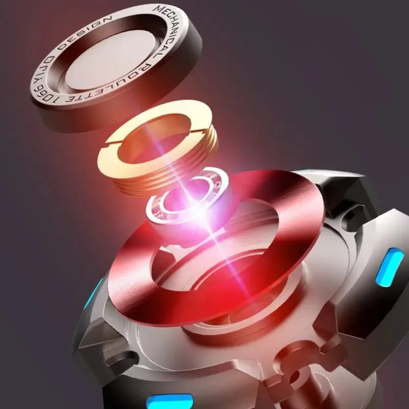Spinner Metálico Premium con Luz