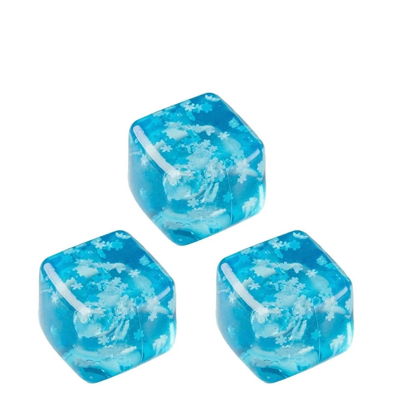 Cubitos de Hielo Blanditos con Copos