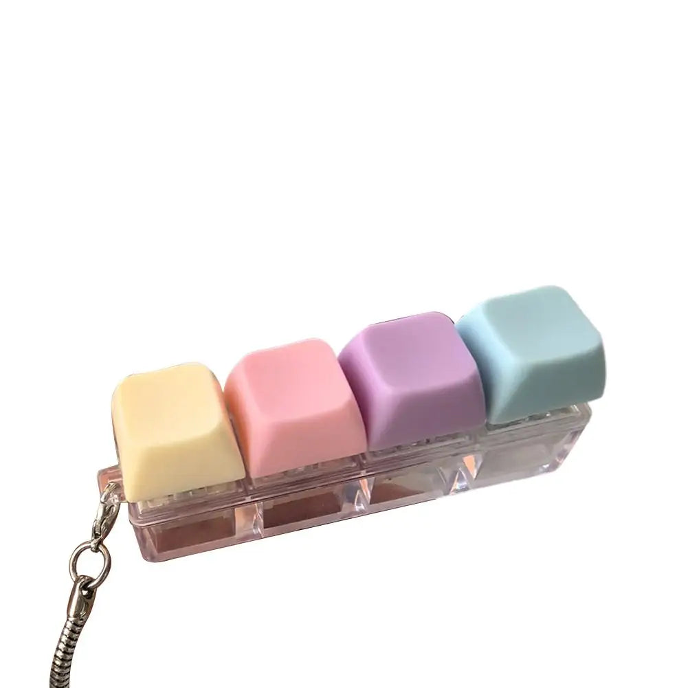 Llavero Teclas Pastel · Formas