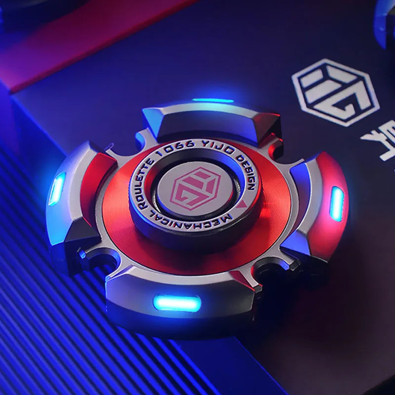 Spinner Metálico Premium con Luz