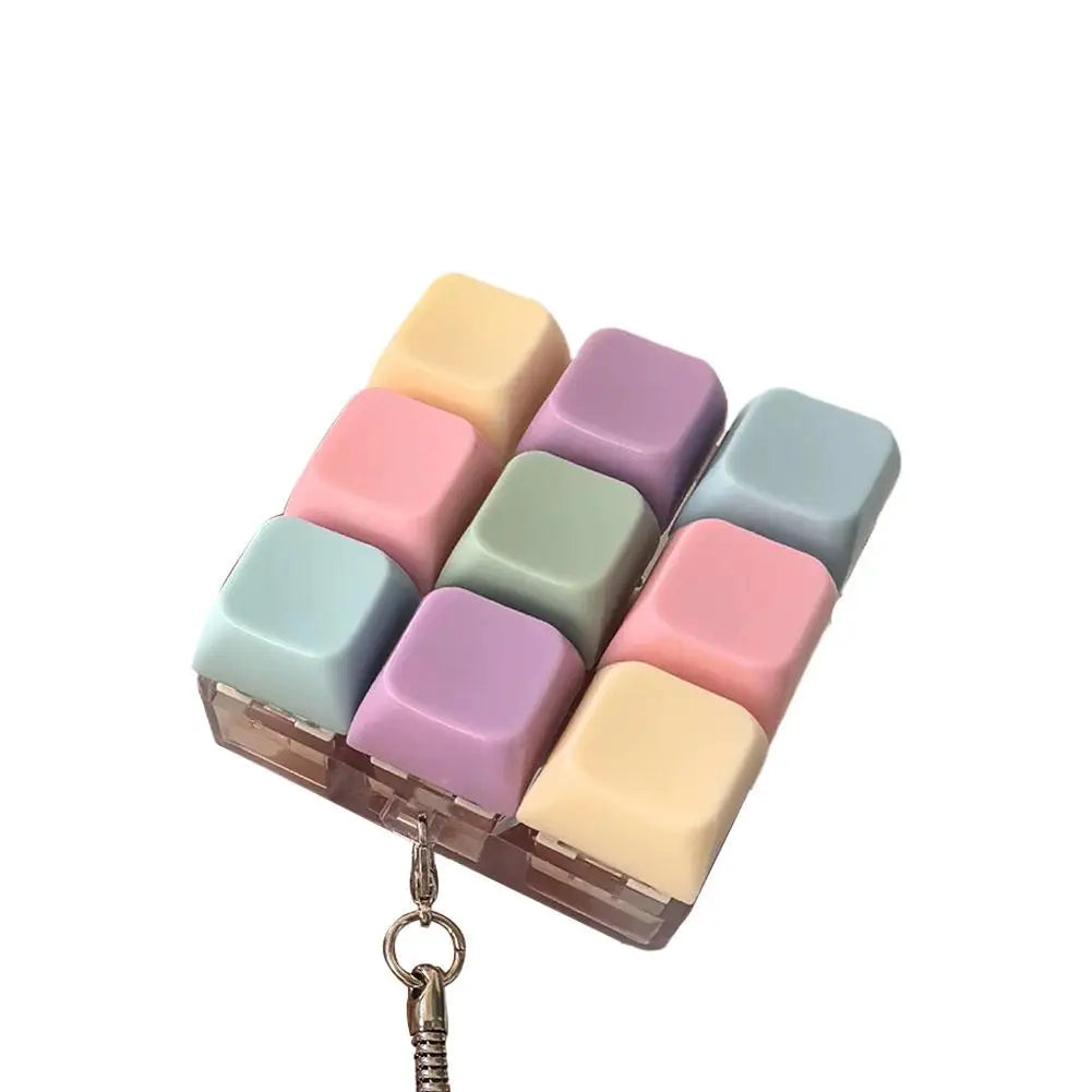 Llavero Teclas Pastel · Formas
