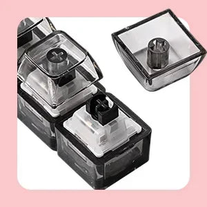Llavero Tecla Clic con Luz LED Antiestrés
