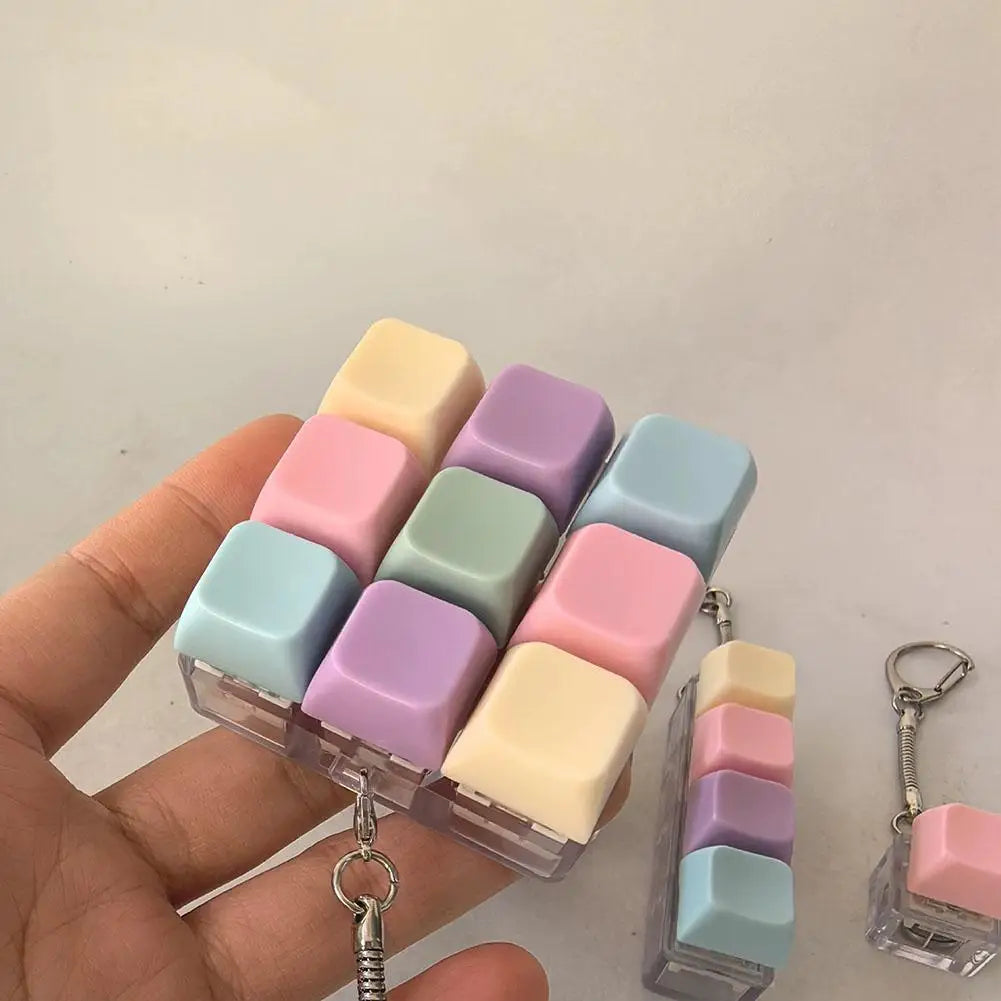 Llavero Teclas Pastel · Formas