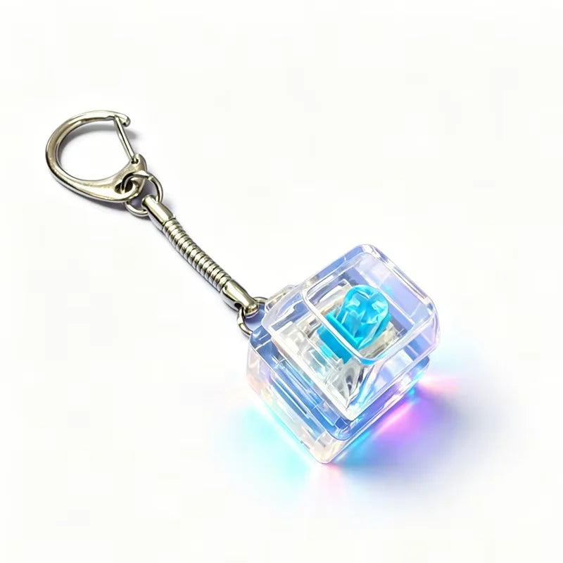 Llavero Teclado de Cristal con Luz LED