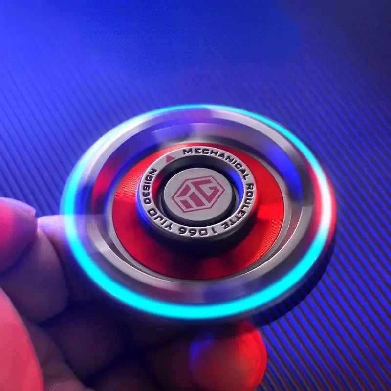 Spinner Metálico Premium con Luz