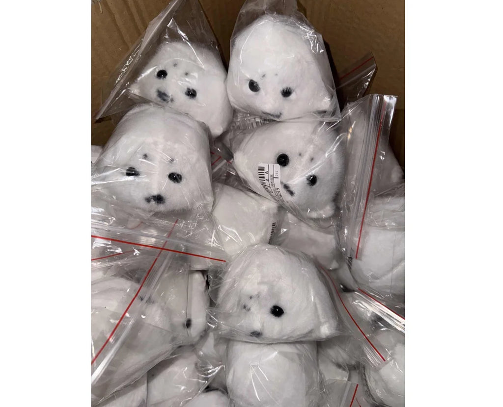 Llavero Foca de Peluche Esponjosa