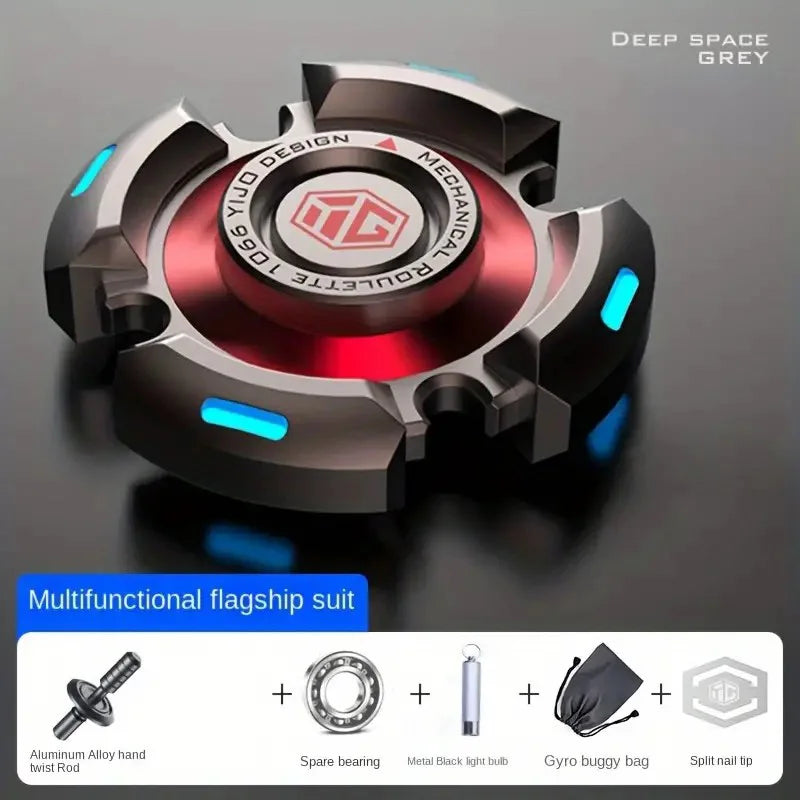 Spinner Metálico Premium con Luz