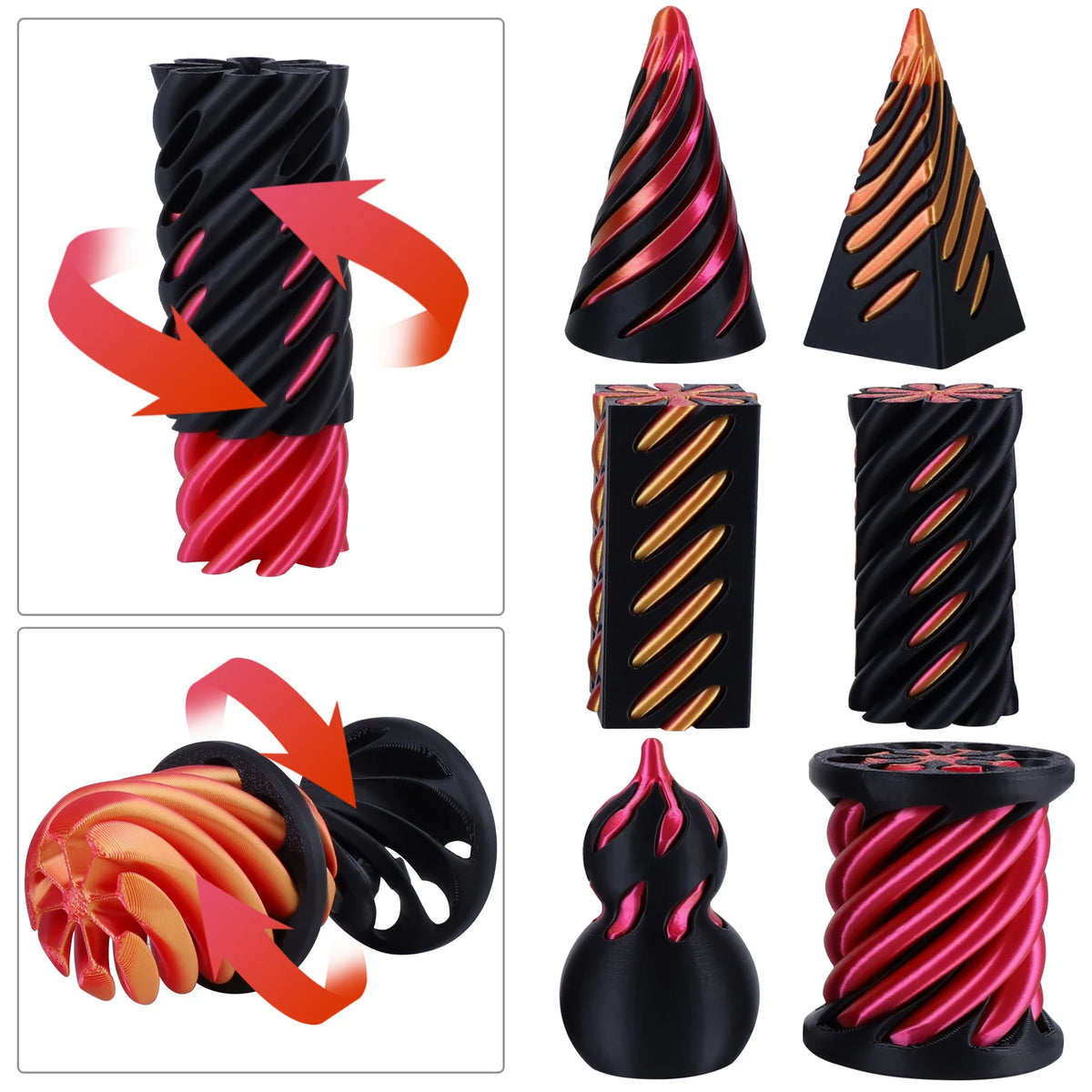 Espiral Imposible Fidget 3D