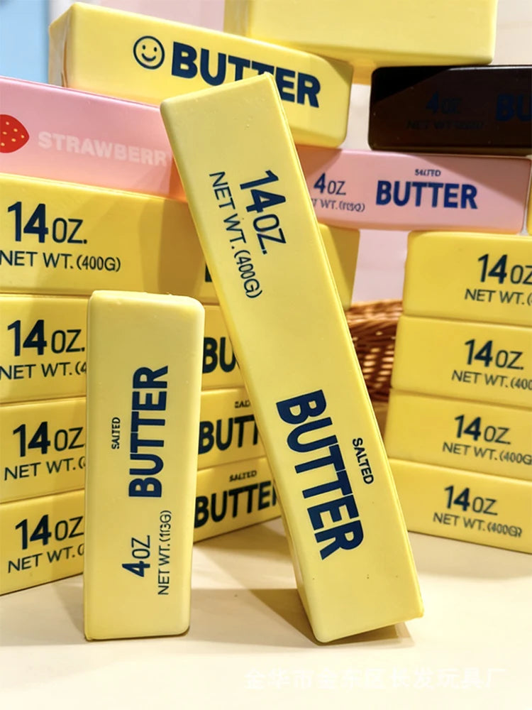 Barra de Mantequilla Elástica · Sabores